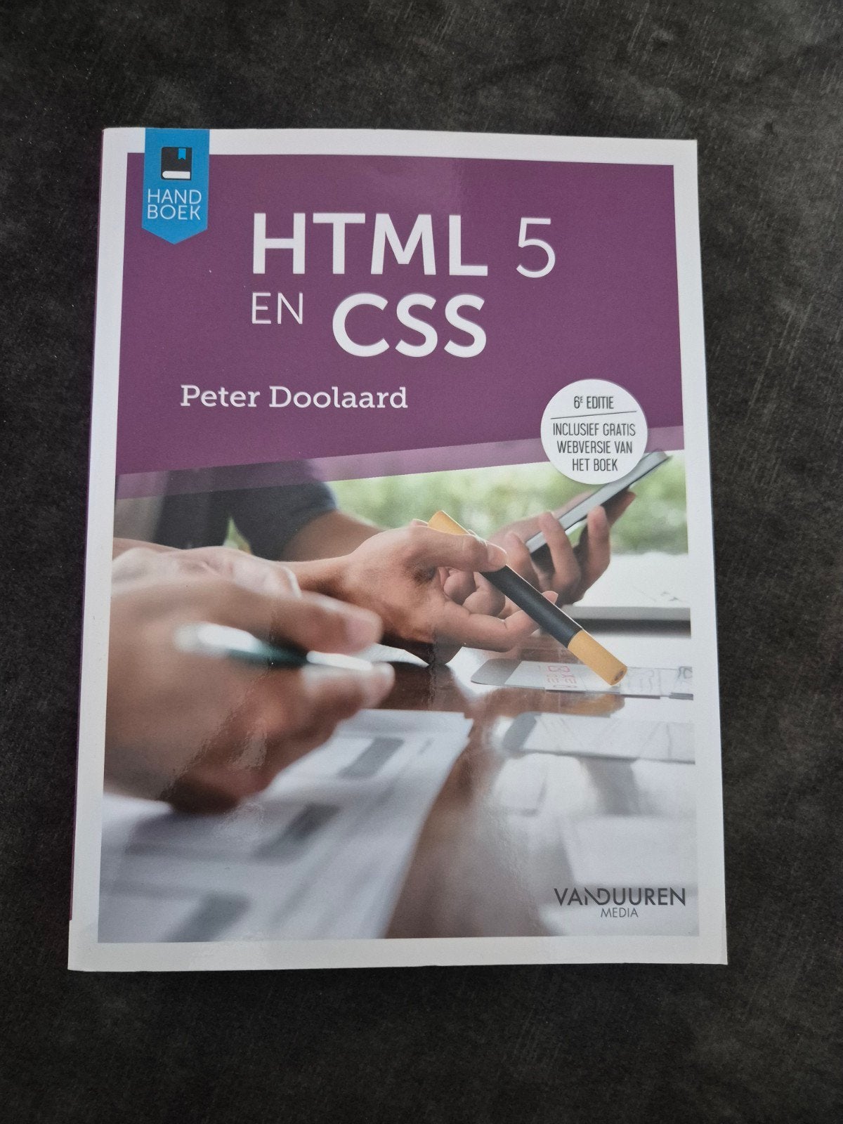 Handboek HTML 5 en CSS - Peter Doolaard (6e editie), Zo goed als nieuw, Peter Doolaard, Beta, HBO