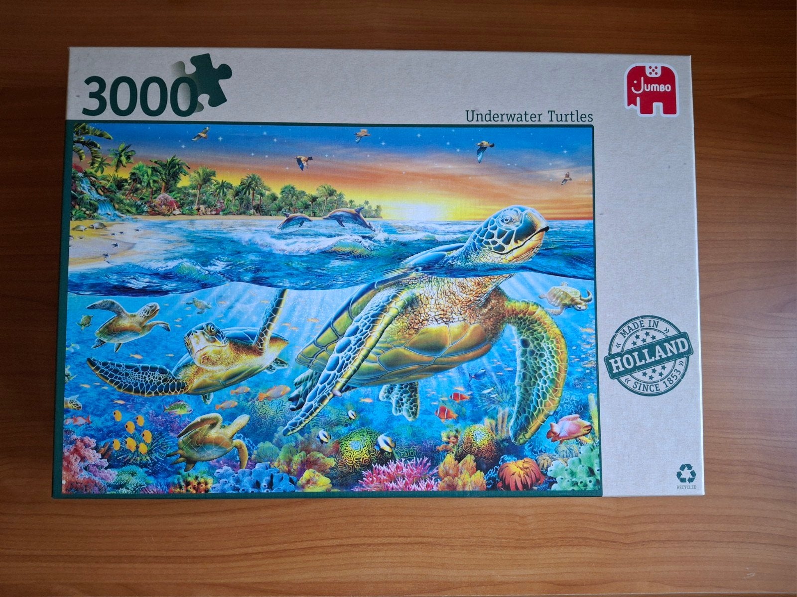 puzzel 3000 stukjes € 5.00, Ophalen of Verzenden, Meer dan 1500 stukjes, Zo goed als nieuw, Legpuzzel