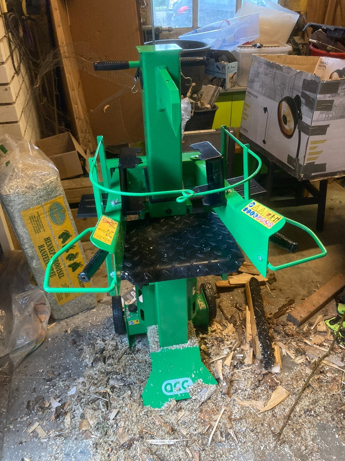 Te huur Kloofmachine, Tuin en Terras, Ophalen, Zo goed als nieuw, Staand