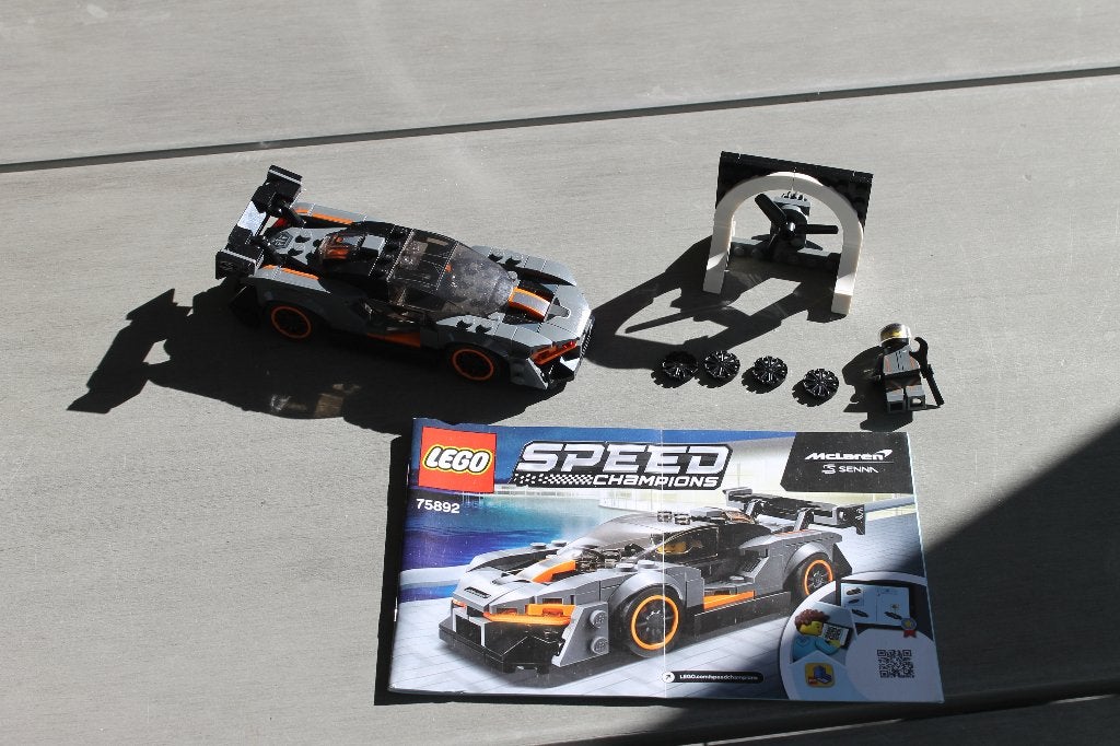 lego speed champion McLaren Senna 75892, Lego, Zo goed als nieuw, Inclusief instructies, Complete set