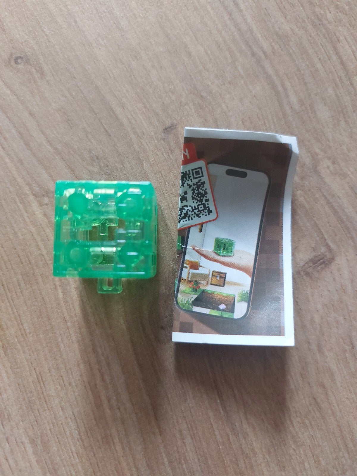 Kinder Joy Minecraft Verrassing - Groene Kubus, Ophalen of Verzenden, Nieuw