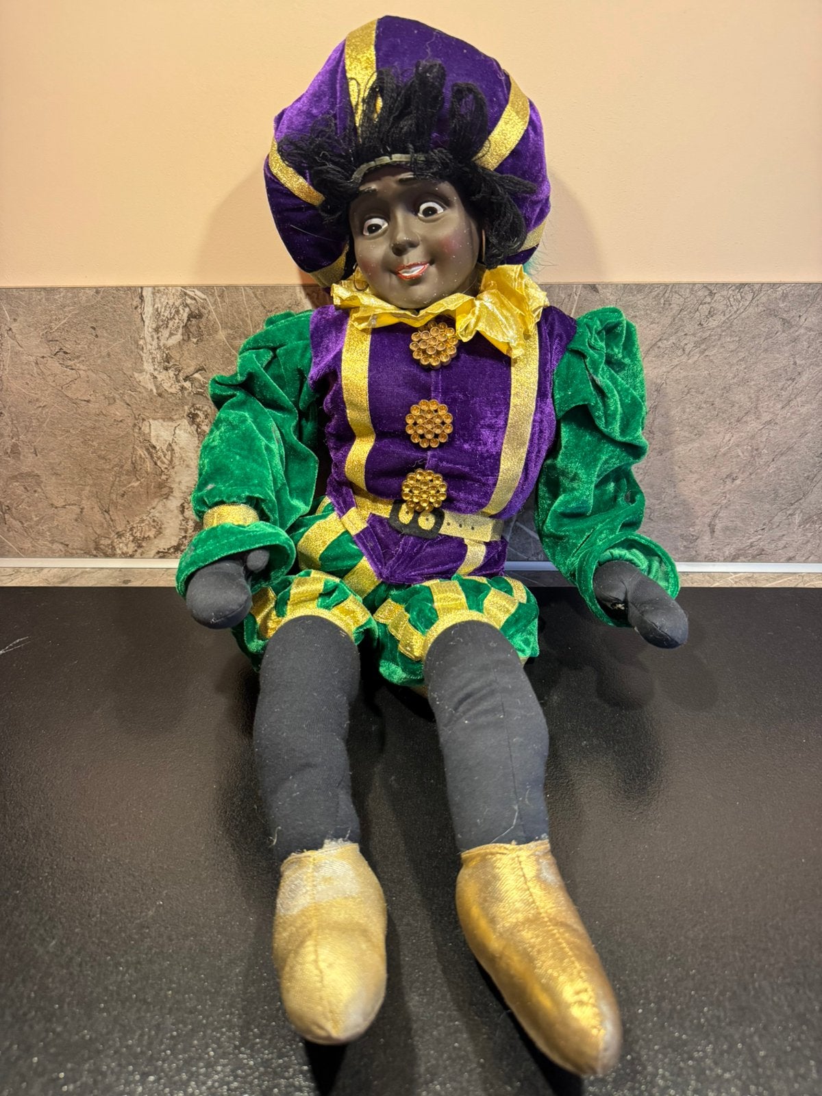 Prachtige Vintage  Piet Etalagepop – 70 cm, Ophalen of Verzenden, Zo goed als nieuw