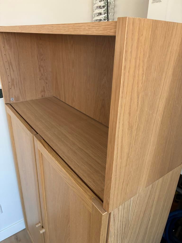 IKEA Billy bovendeel eiken, Huis en Inrichting, Ophalen, Met plank(en), Gebruikt, Eikenhout