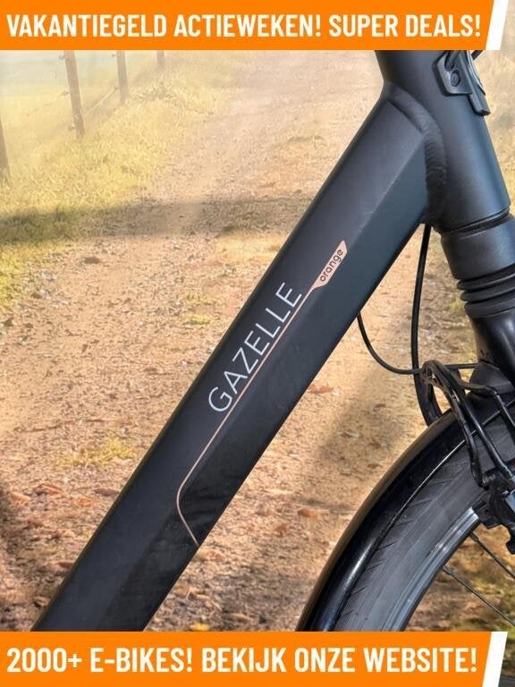Gazelle Orange Elektrische fiets met Bosch Active Plus motor, Gazelle, Ophalen of Verzenden, Zo goed als nieuw, 50 km per accu of meer