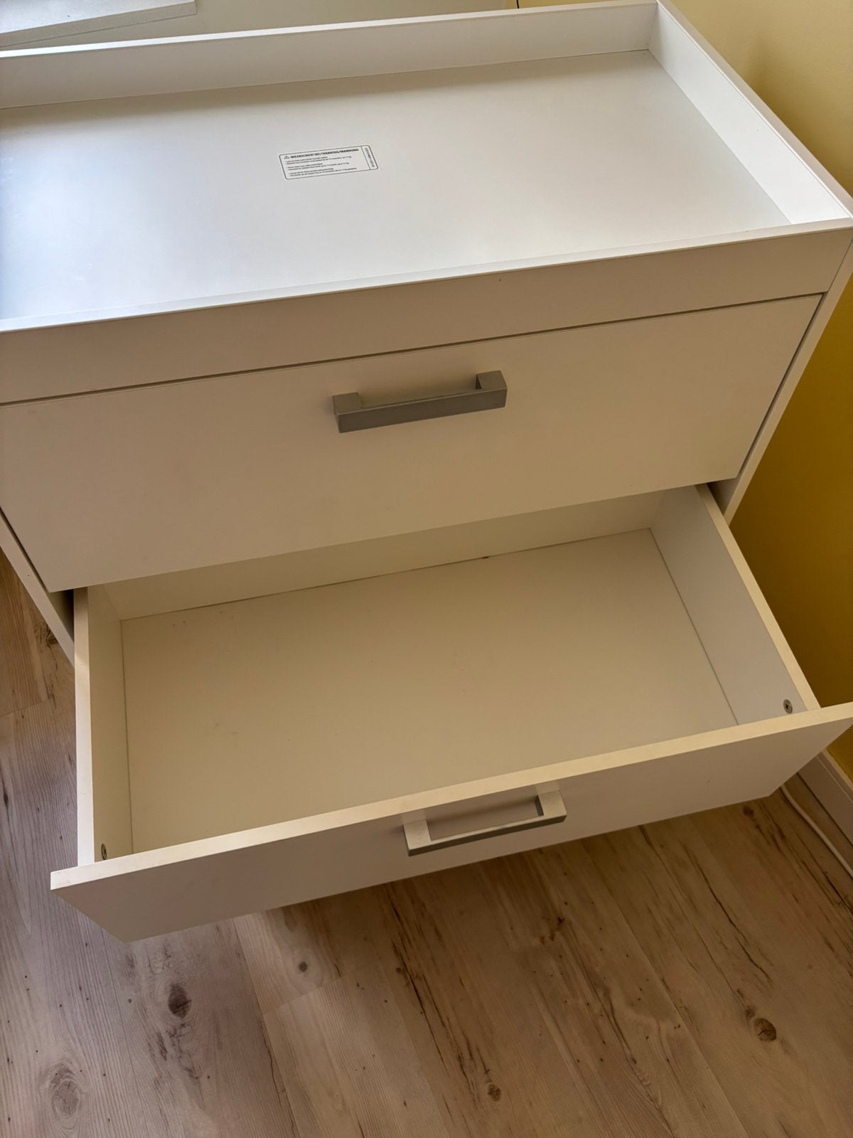 Baby commode: Babypark Europe Baby Ralph Commode Wit, Ophalen, Zo goed als nieuw, 3 of 4 laden, Minder dan 100 cm