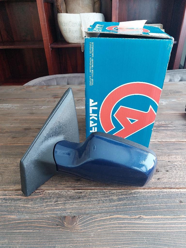 Spiegel auto blauw renault clio blauwe, Ophalen of Verzenden, Nieuw, Renault