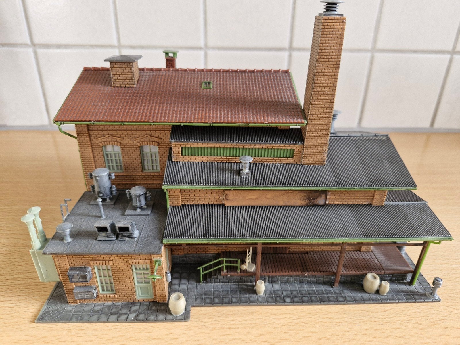 Faller HO Klokkengieterij art.nr 191762 huis modelspoor, Gebruikt, Gelijkstroom of Wisselstroom, Brug, Tunnel of Gebouw, Ophalen
