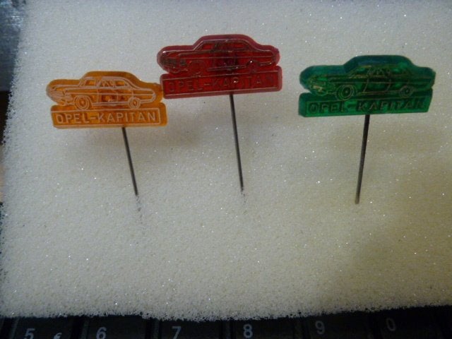 Speldjes 3 x Opel Kapitan, Verzamelen, Ophalen of Verzenden, Zo goed als nieuw, Overige onderwerpen