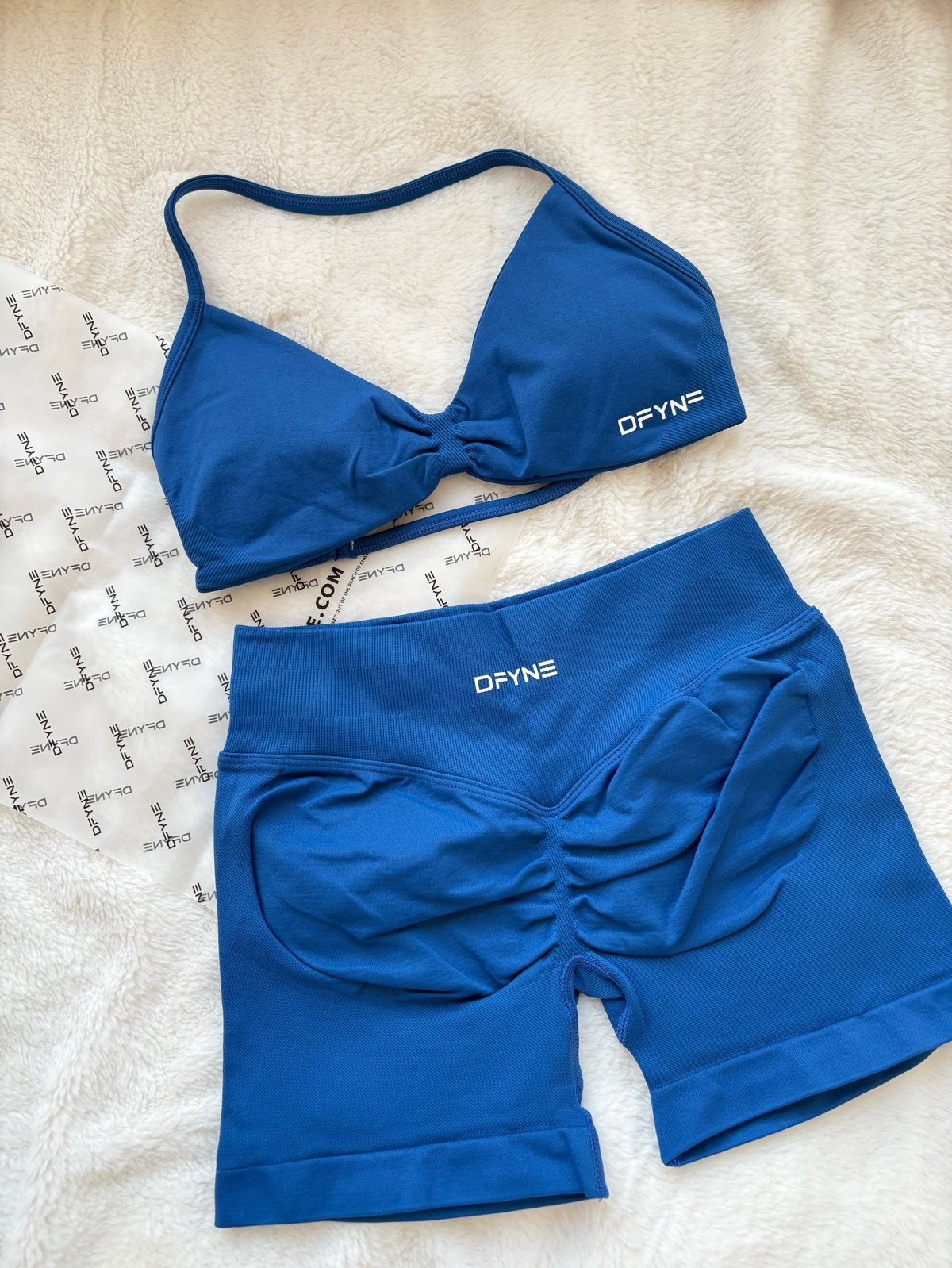 Nieuwe DYFNE sport setje maat S, Blauw, Nieuw, Ophalen of Verzenden, Fitness of Aerobics