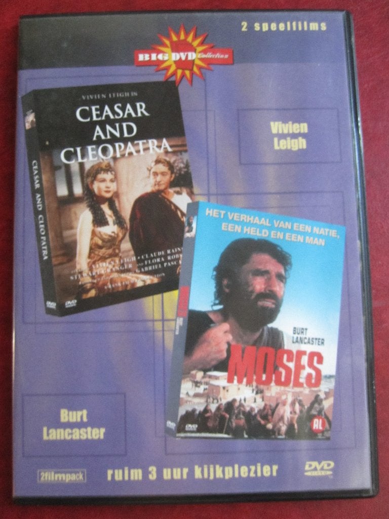 Ceasar and Cleopatra + Moses (2 films op 1 DVD), Engels, Alle leeftijden, Nederlands, Overige genres