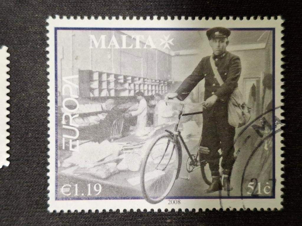 Malta, Postzegels en Munten, Ophalen of Verzenden, Gestempeld