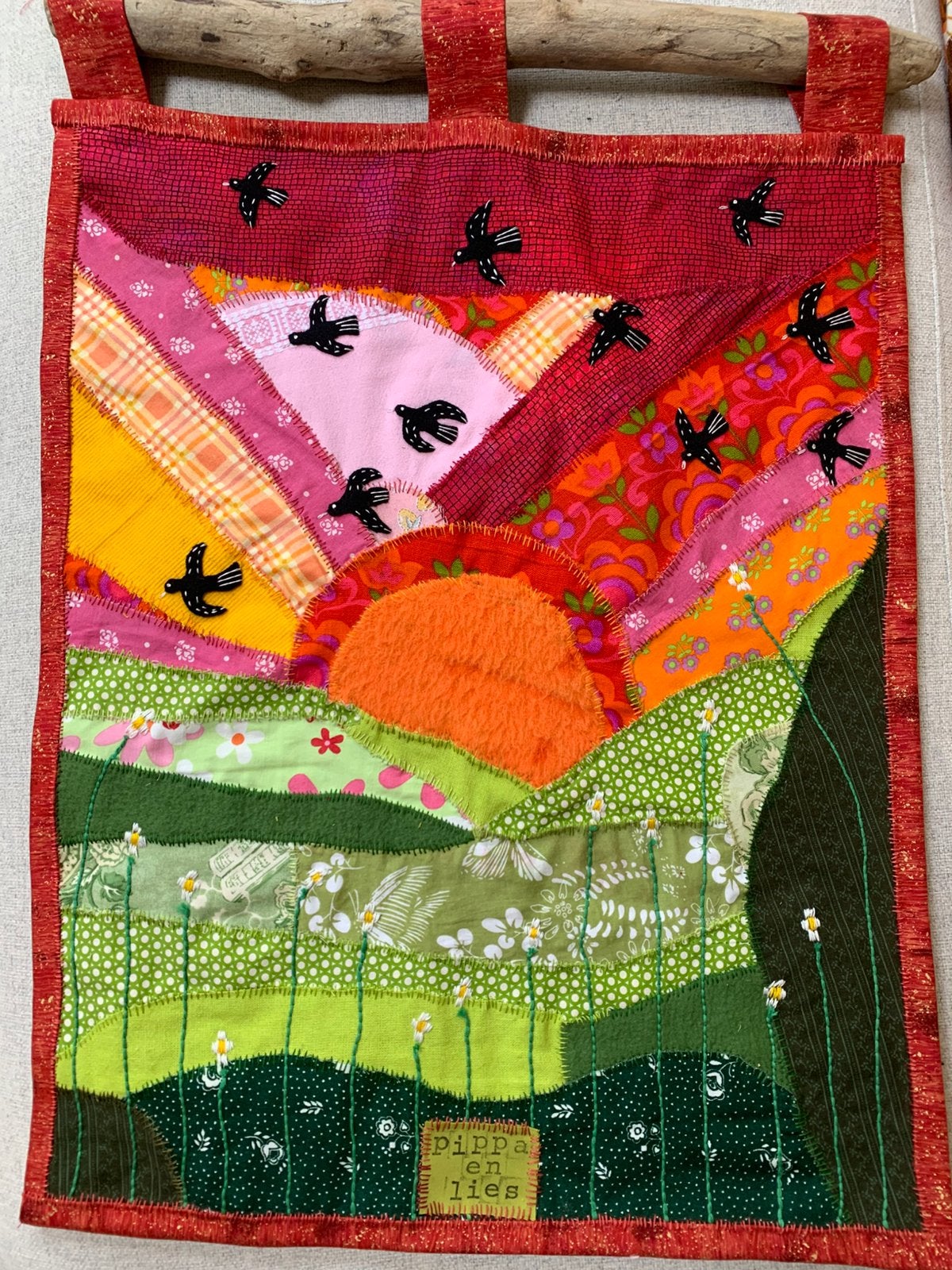 Mooi patchwork wandkleed van Pippa & Lies, Ophalen of Verzenden