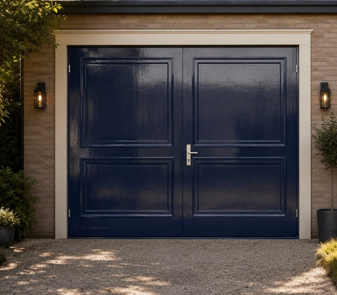 Degelijke hardhouten garagedeuren, Doe-het-zelf en Verbouw, Deuren en Horren, Ophalen