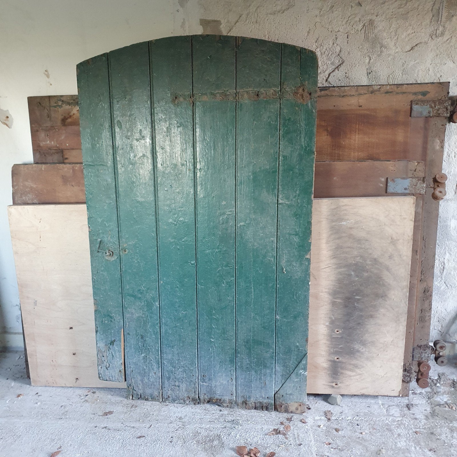 Oude staldeur, Doe-het-zelf en Verbouw, Ophalen, Gebruikt, Binnendeur, 200 tot 215 cm
