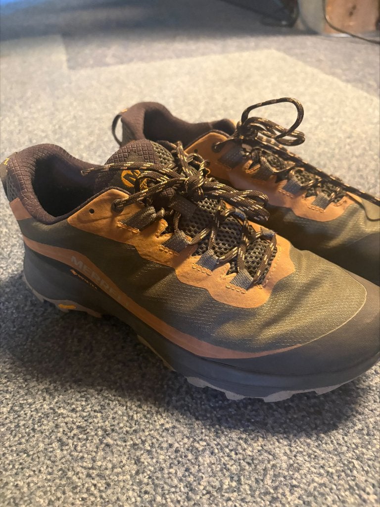Merrel Moab Speed Gtx Lichen mt 43.5, Ophalen of Verzenden, Zo goed als nieuw, Schoenen