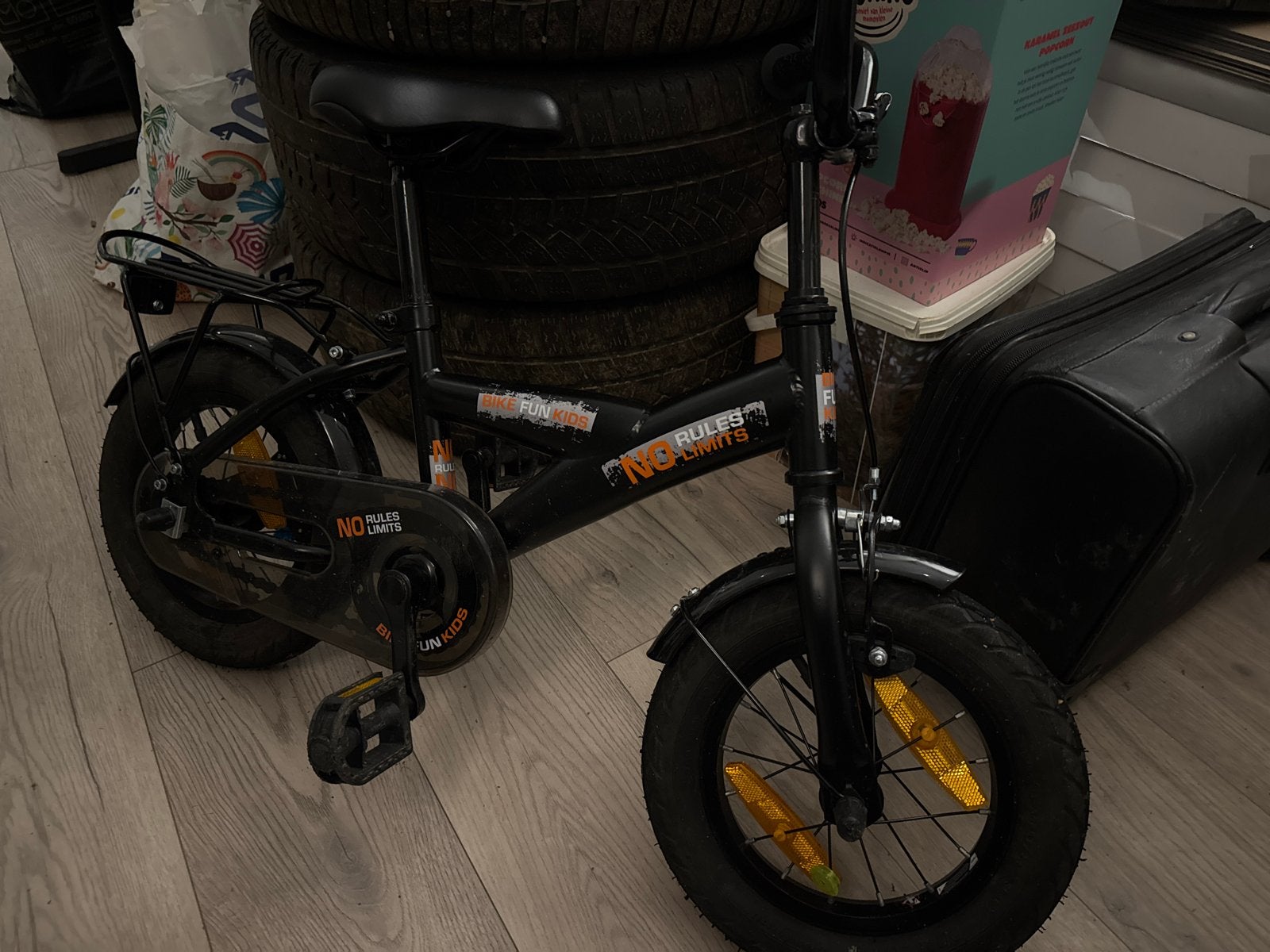 Gazelle kinderfiets in perfecte staat met zijwieltjes, Zijwieltjes, Velgrem, Ophalen of Verzenden, Minder dan 16 inch