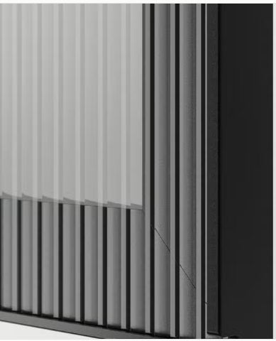 2 Besta Wandkasten(FÄllsvik Fluted Glass Door and Softclose), Huis en Inrichting, Ophalen, Zo goed als nieuw, Minder dan 150 cm