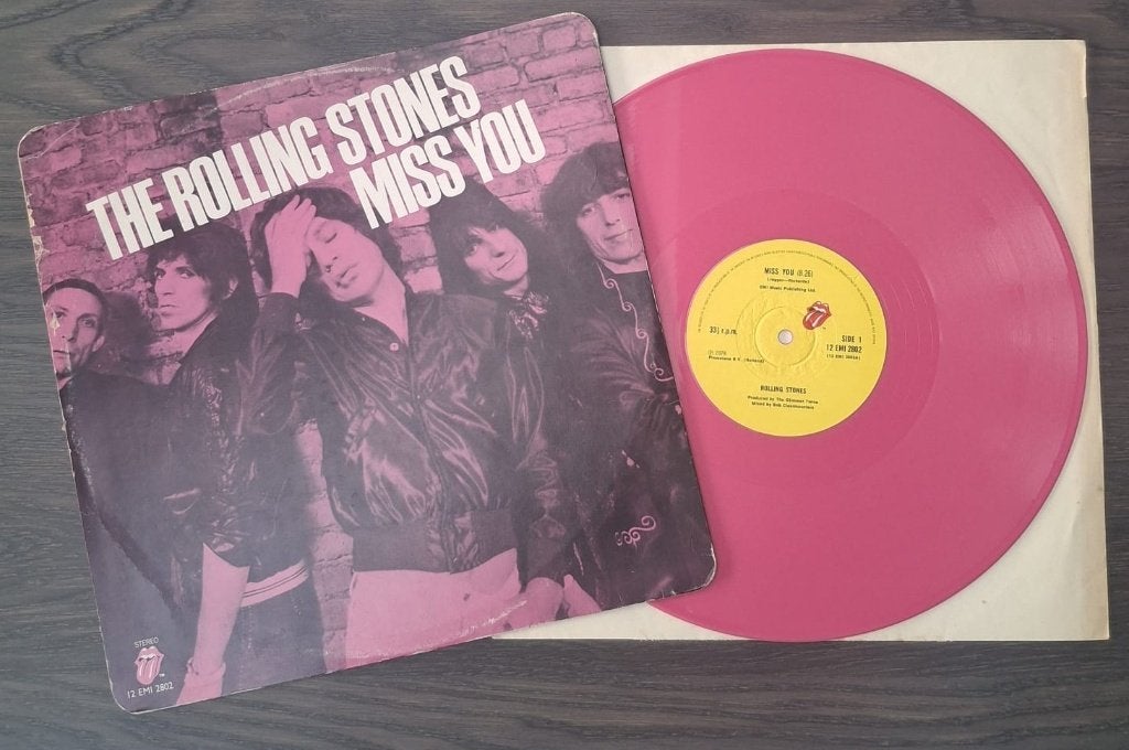 12" maxi-Single - The Rolling Stones – Miss You ( Pink ), Ophalen of Verzenden, Gebruikt, 12 inch, EP