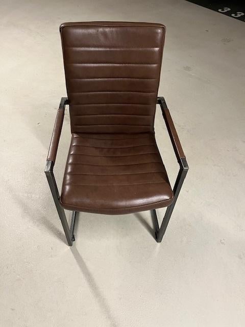 EETKAMERSTOELEN., Ophalen, MODERN, Bruin, Zo goed als nieuw