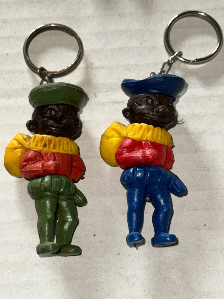 Vintage Sleutelhangers Jaren 60 Dorus, Puk, Ot, kwekeltje ed, Ophalen, Gebruikt