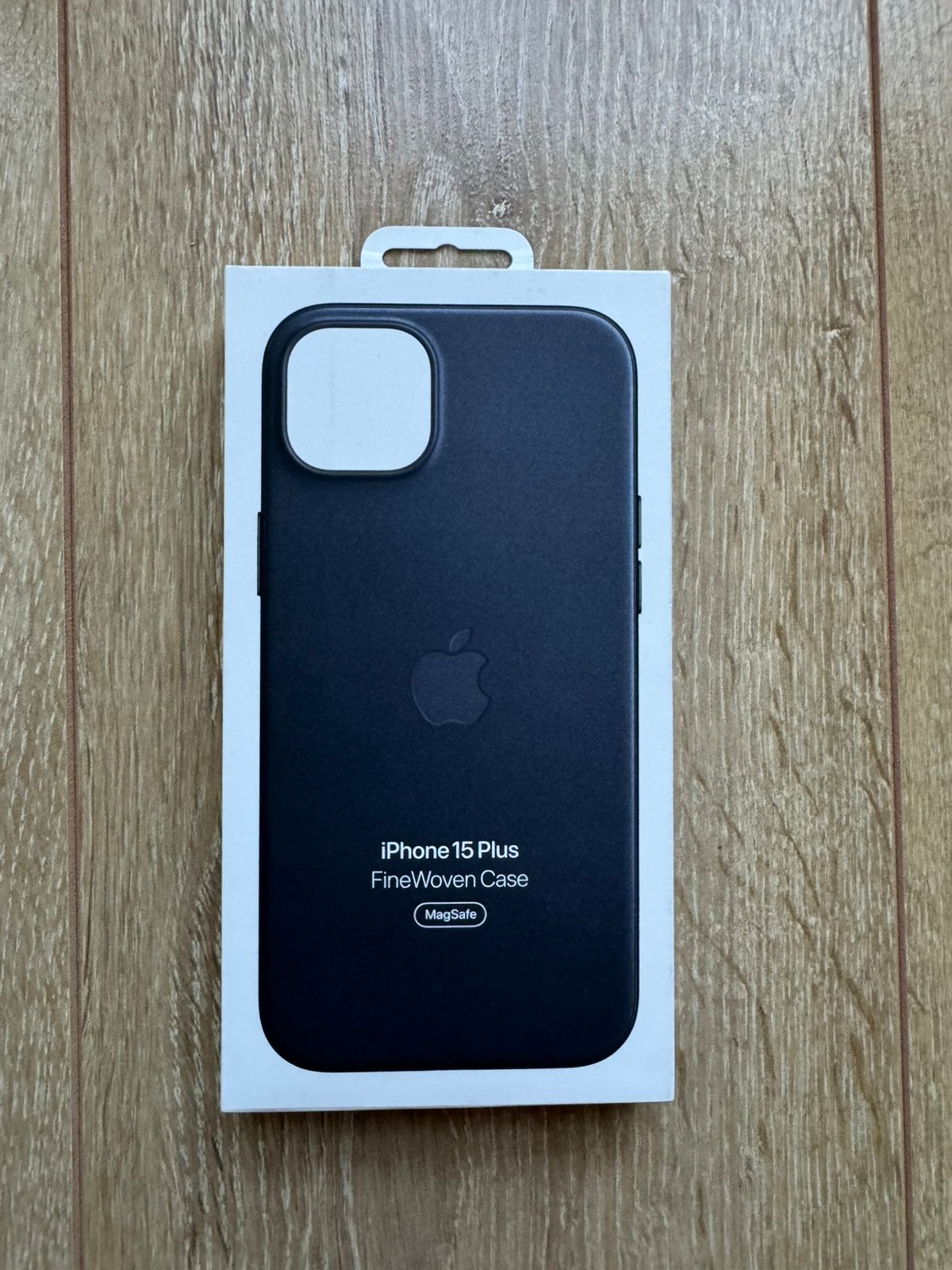 Origineel Apple iPhone 15 plus finewoven case zwart - nieuw, Telecommunicatie, Zwart, Nieuw, Ophalen of Verzenden, Apple
