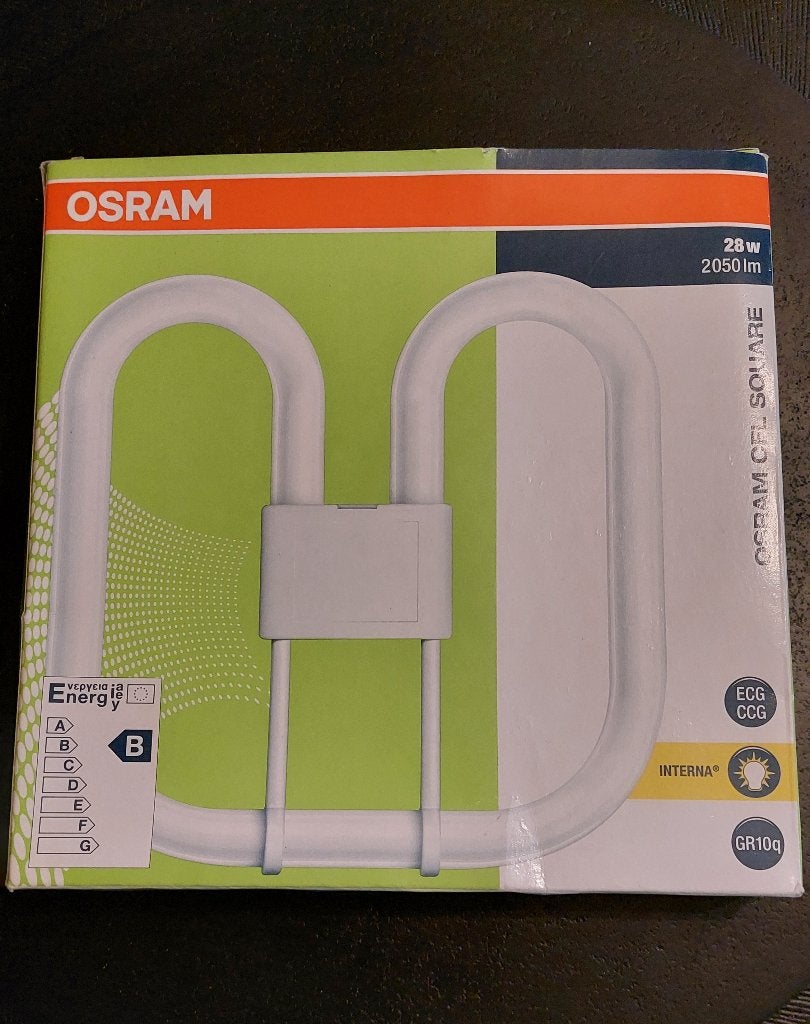 Spaarlamp OSRAM CFL SQUARE 28W Nieuw in verpakking, Ophalen of Verzenden, Nieuw, Overige fittingen, Spaarlamp