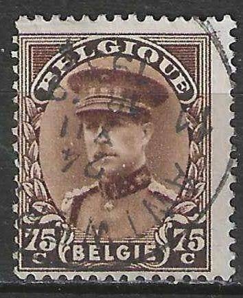 Belgie 1932 - Yvert/OBP 341 - Koning Albert I met kepi (ST), Verzenden, Gestempeld, Koninklijk huis