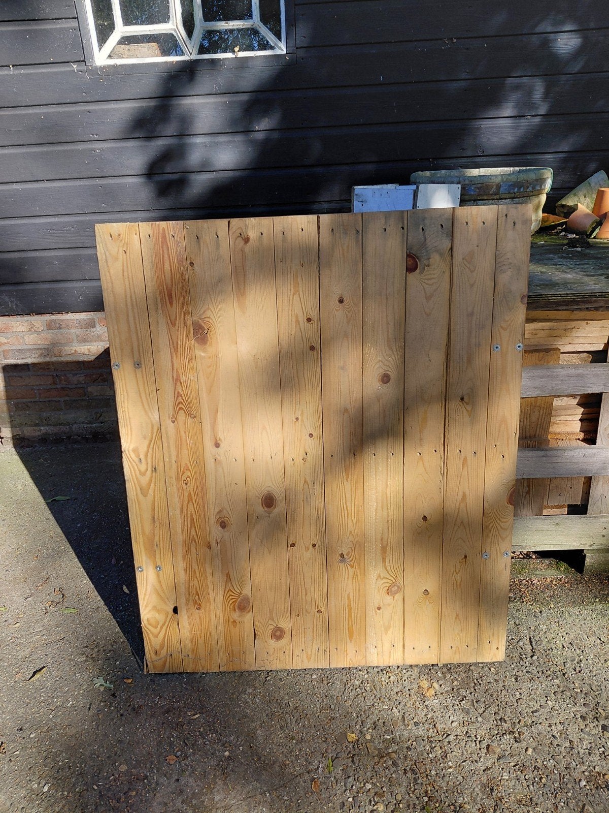 houten schotten, Ophalen of Verzenden, Gebruikt