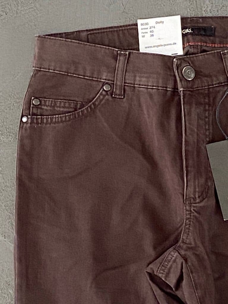 J45/9 Nieuw Angels Dolly mt 36=S/L32 broek jeans d-bruin, Kleding | Dames, Bruin, Nieuw, Ophalen of Verzenden, Angels