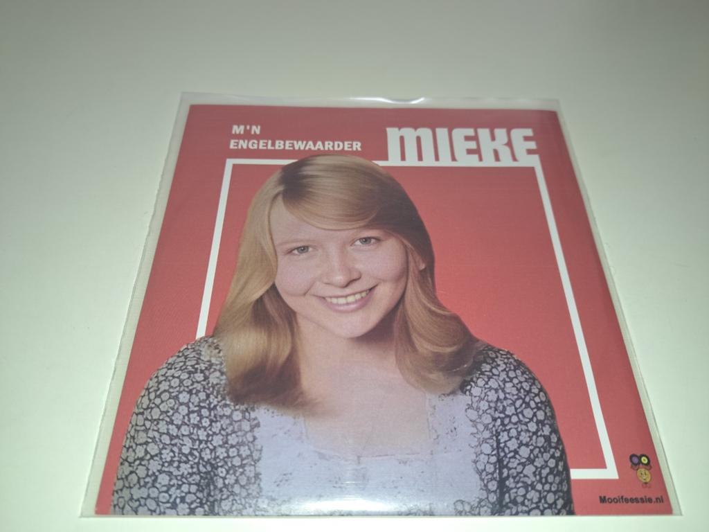 7" Mieke : M'n Engelbewaarder, Cd's en Dvd's, Vinyl | Nederlandstalig, Verzenden, Zo goed als nieuw, Overige formaten, Levenslied of Smartlap