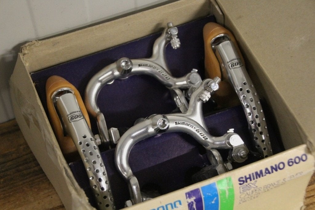 * Shimano 600 EX * NOS * remgreep + remmen set vintage race, CN), BN<4, Overige typen, Nieuw