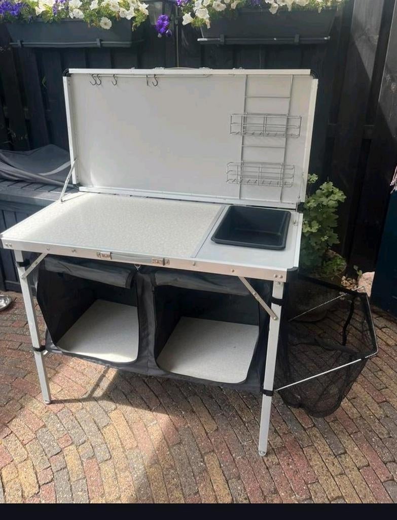 Complete campingkeuken, Ophalen, Gebruikt, Campingkast