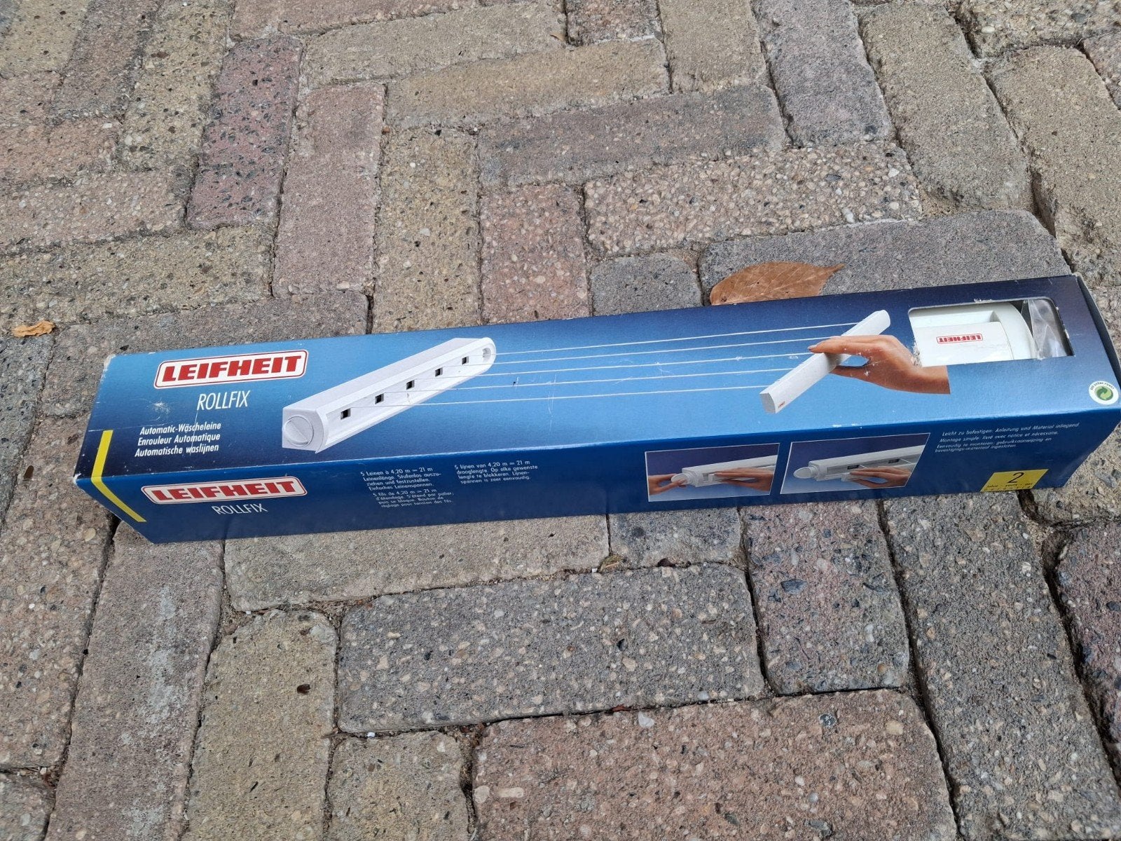 waslijn leifheit, Verzenden, Nieuw, Wasrek