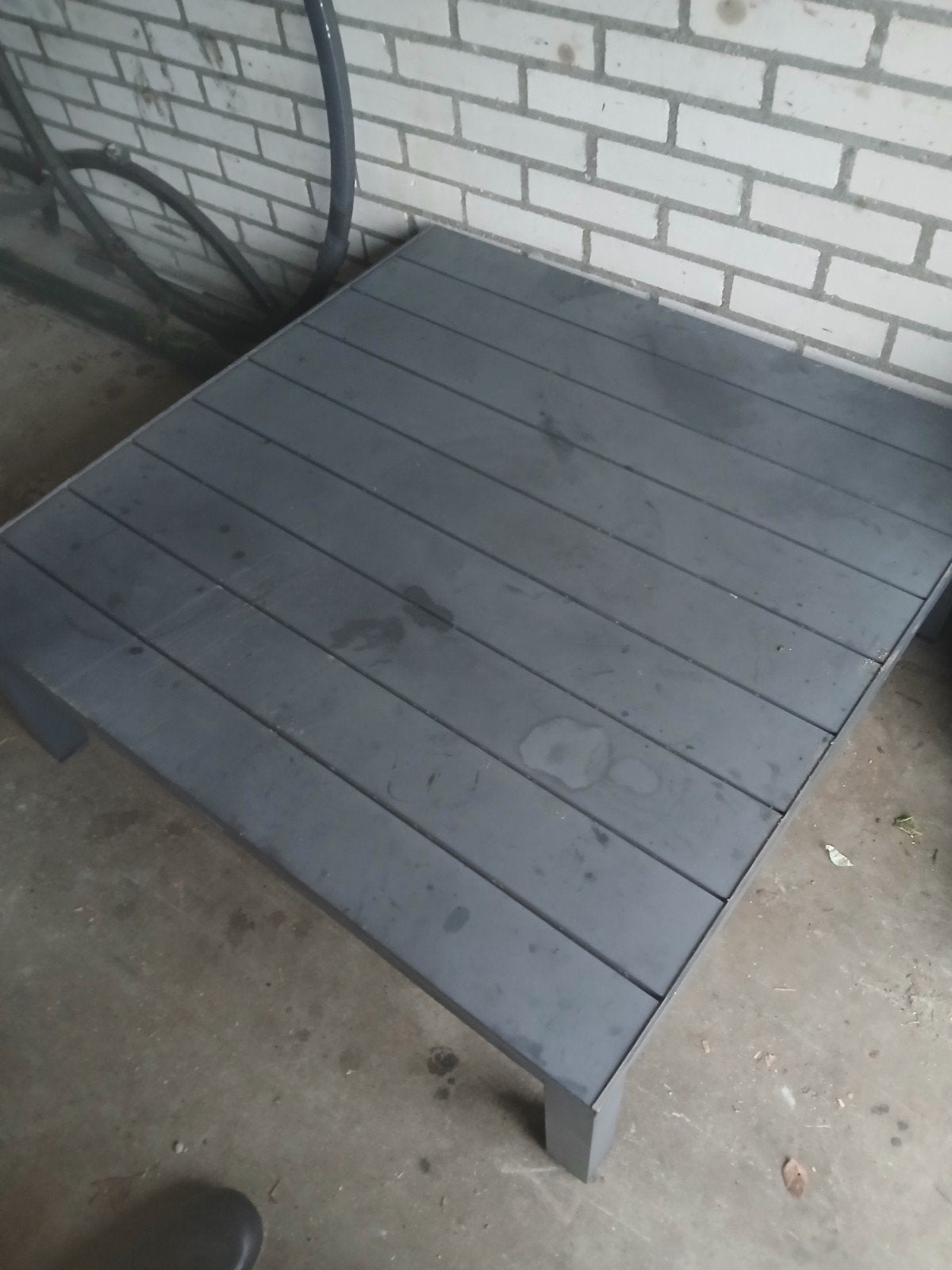 Bois Le Duc tuintafel 93x93 cm, Ophalen