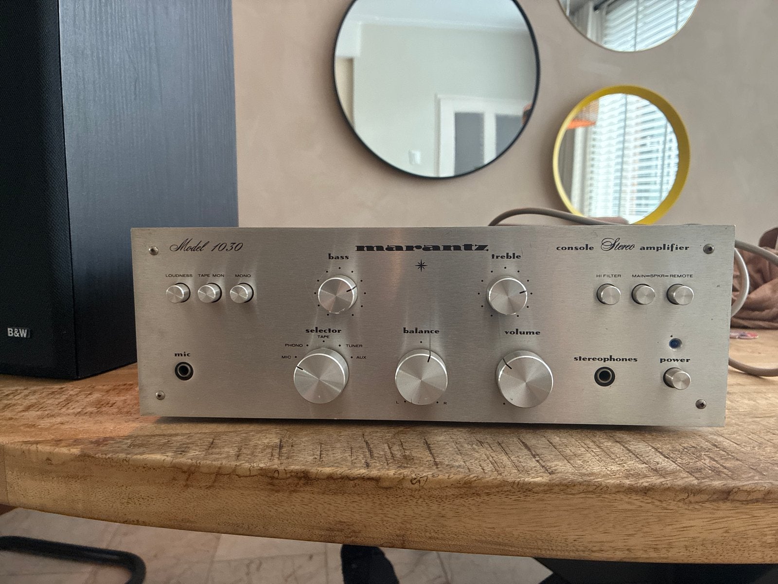 Marantz Model 1030 Console Stereo Amplifier, Marantz, Gebruikt, Ophalen of Verzenden, Minder dan 60 watt