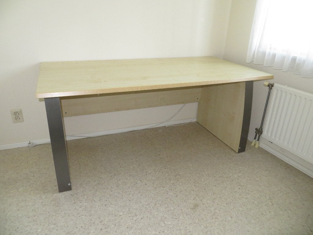 Buro met bijbehorende kast, Huis en Inrichting, Bureaus, Ophalen, 160 cm, Gebruikt, Demontabel
