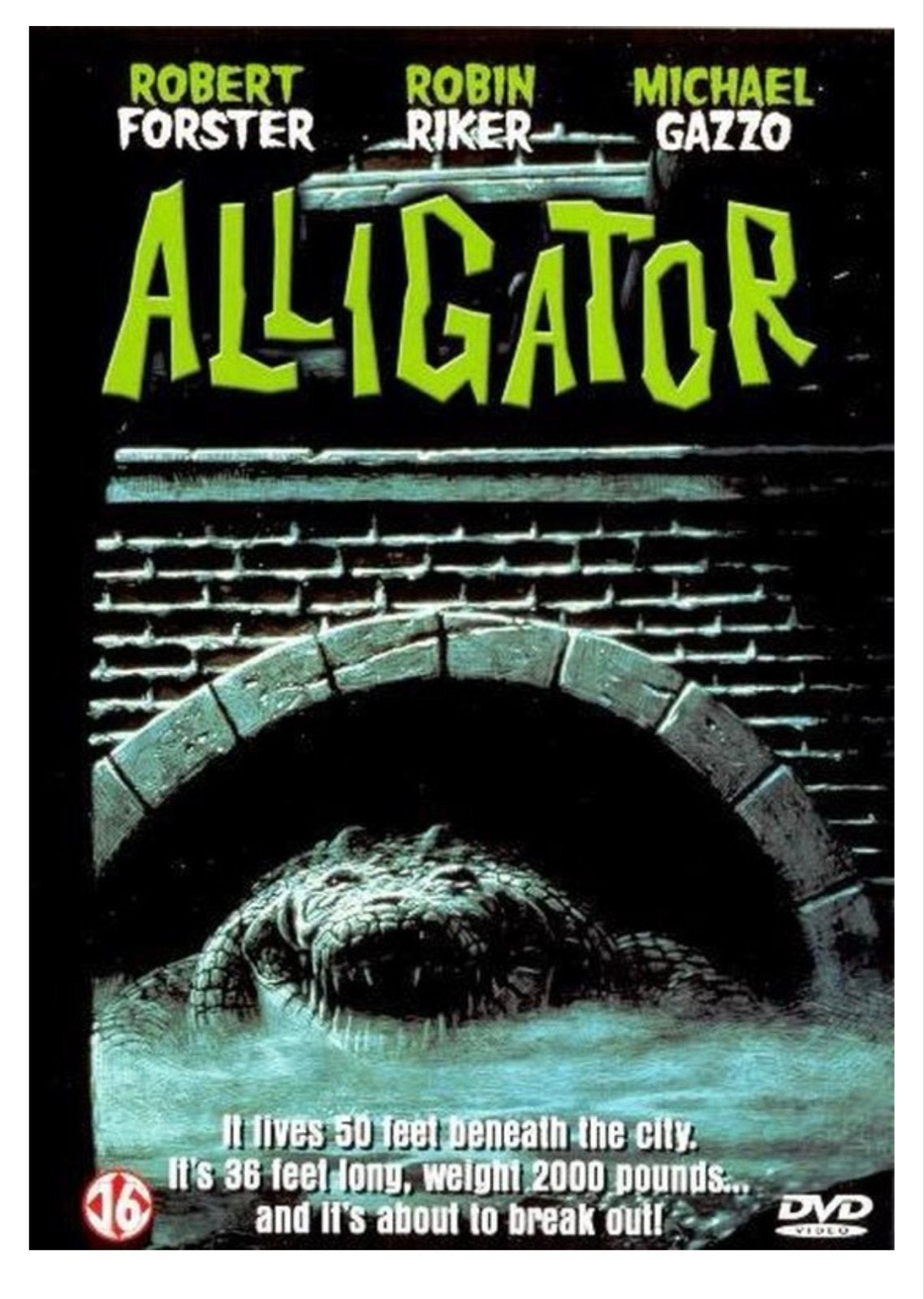Alligator (DVD) - Klassieke Horrorfilm, Vanaf 16 jaar, Nederlands, Overige genres, Ophalen of Verzenden