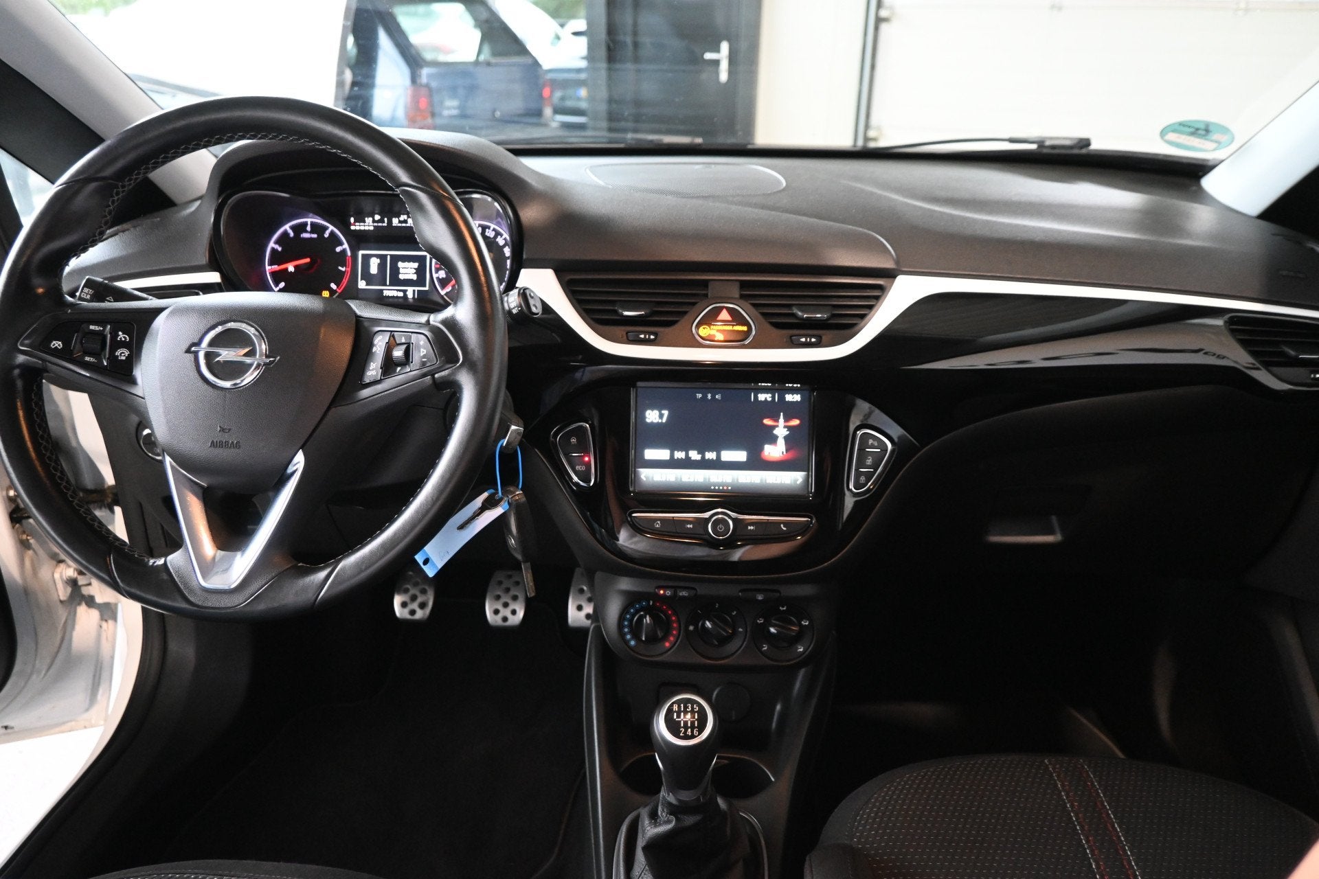 Opel Corsa 1.0 Turbo Color Edition Nap Airco Cruise Pdc Lich, Auto's, Voorwielaandrijving, LED verlichting, Gebruikt, Met garantie (alle)