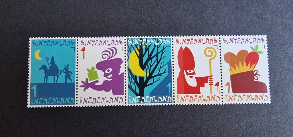 2013 NVPH 3108-3112 Sinterklaas. Postfris., Ophalen of Verzenden, Na 1940, Postfris