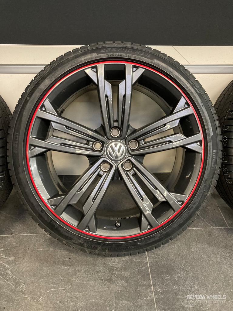 18” originele Volkswagen Golf 5 6 7 8 Sevilla velgen banden, Auto-onderdelen, 18 inch, Gebruikt, -, -