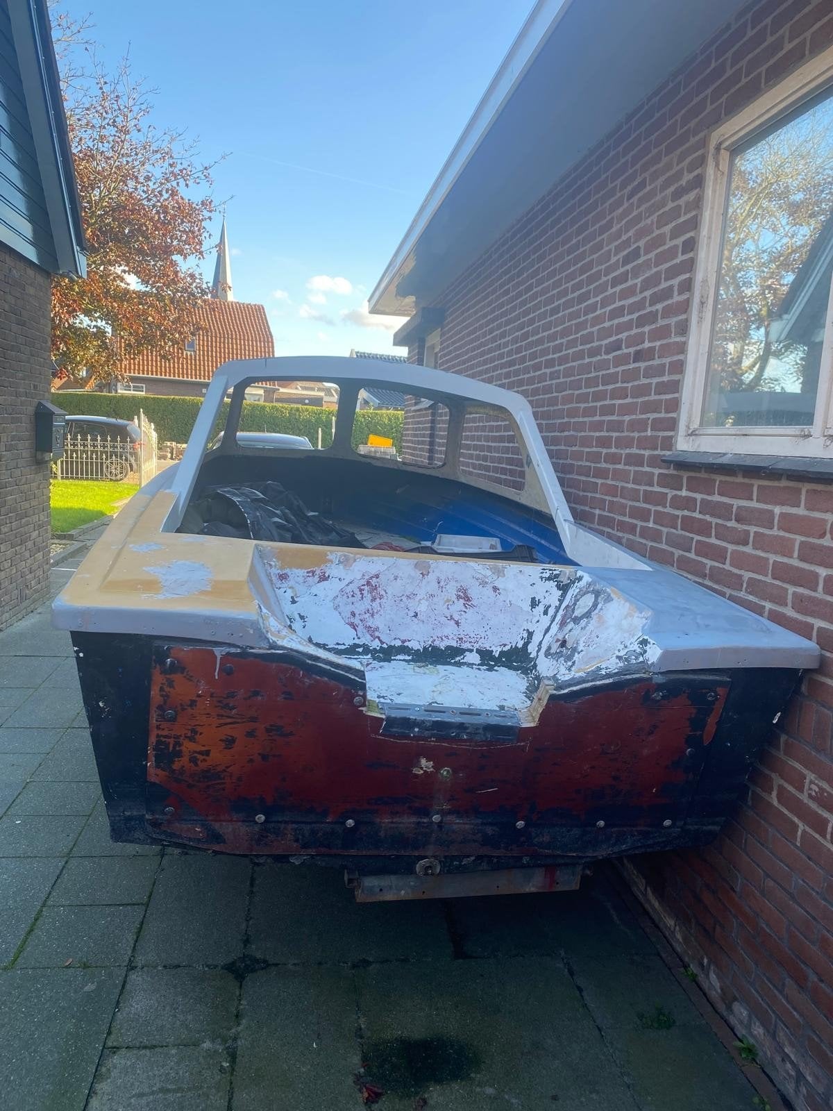 Boot met 8 pk motor - opknapper, Ophalen, Gebruikt