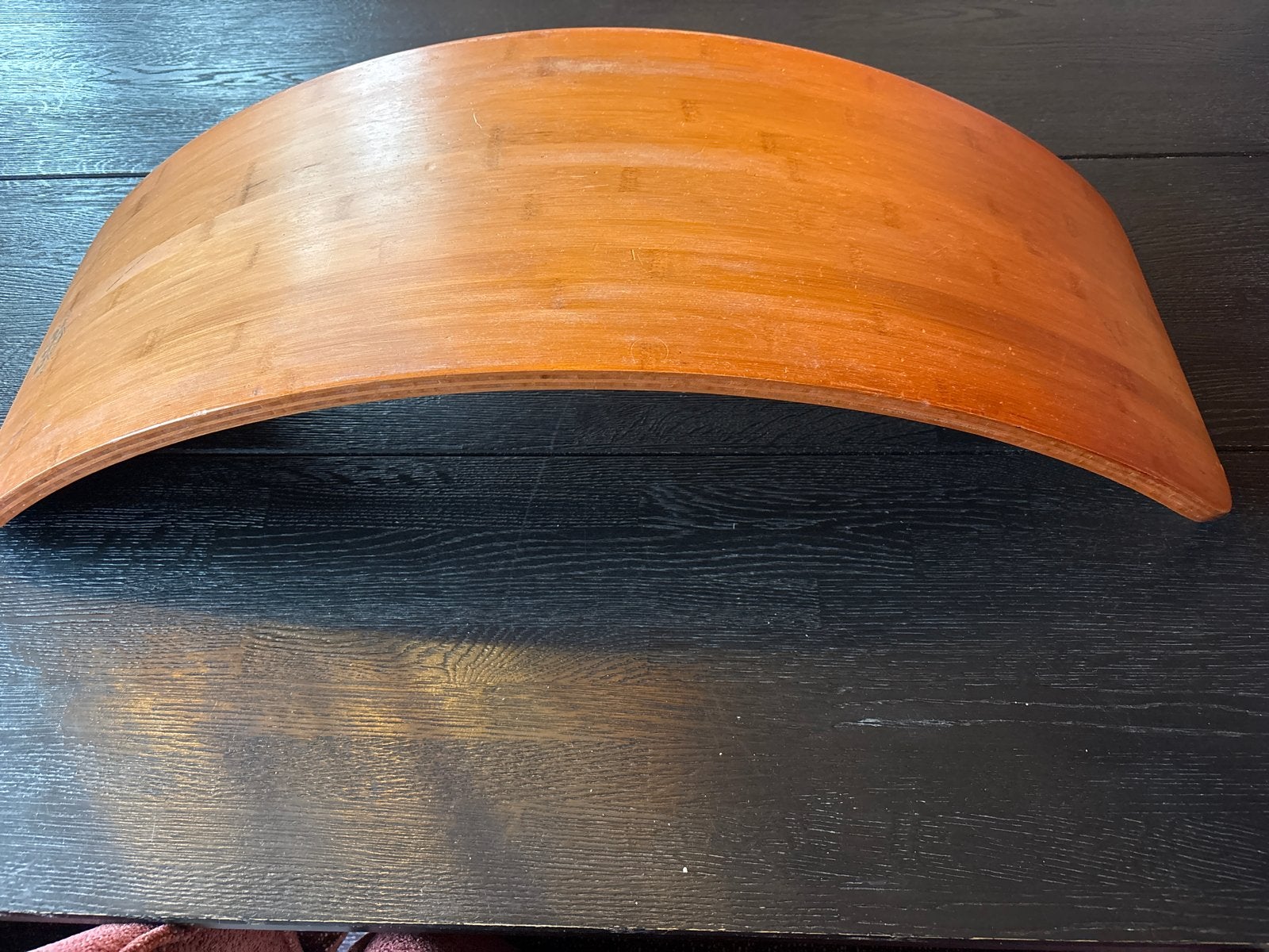 Kinderfeets balance Board - Speelplank van Bamboe, Ophalen, Zo goed als nieuw, Jongen of Meisje