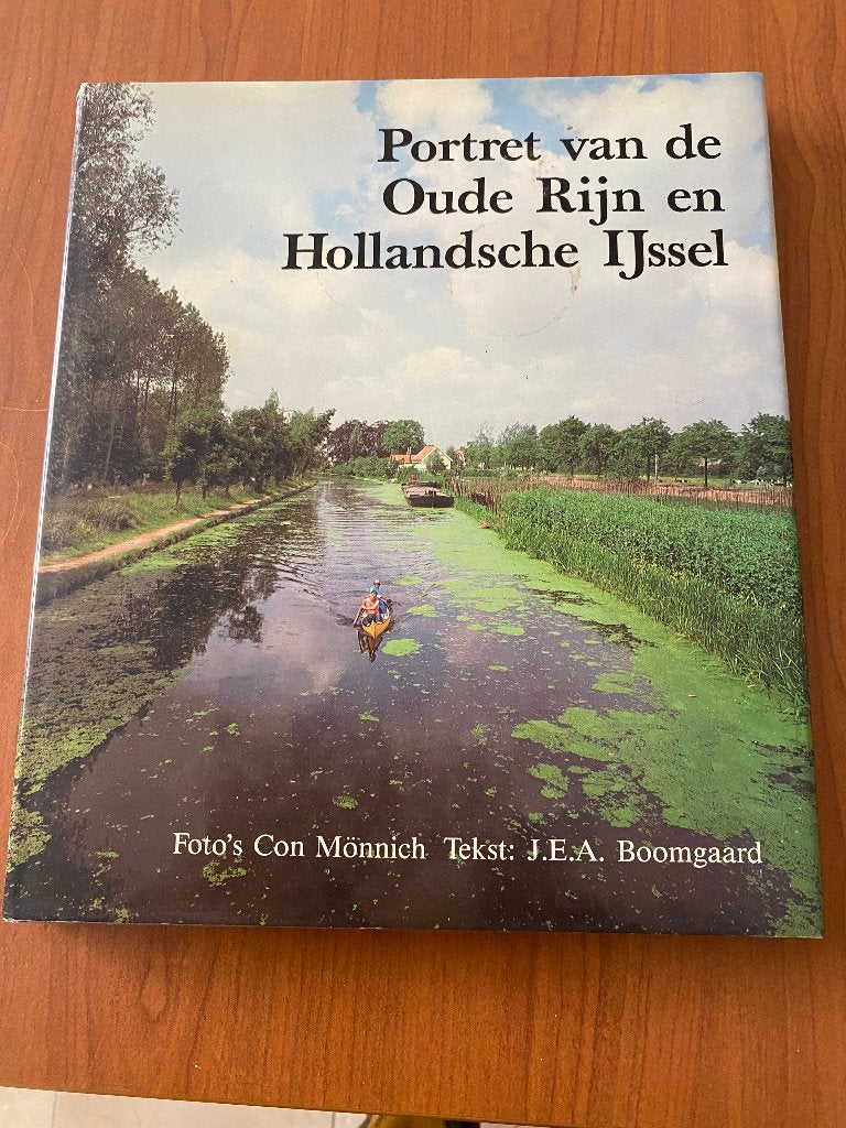 Portret van de Oude Rijn en Hollandse IJssel, Monnich, J.E.A. Boomgaard, Ophalen of Verzenden, 20e eeuw of later, Gelezen