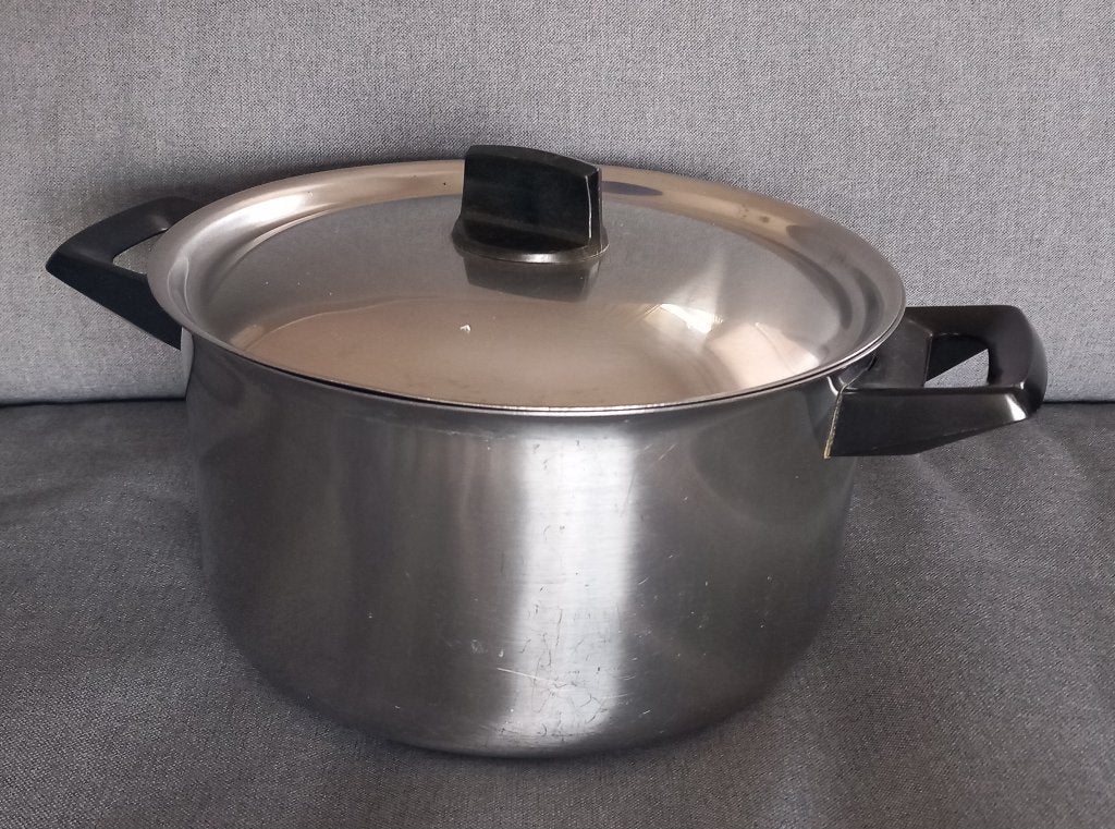 grote bk karaat kookpan, als nieuw, Huis en Inrichting, Keuken | Potten en Pannen, Ophalen, BK, Zo goed als nieuw, Rvs