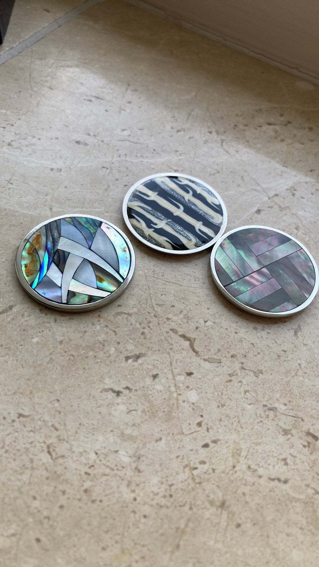 3 cone’s  munten voor aan een ketting €10.00, Ophalen of Verzenden, Zo goed als nieuw