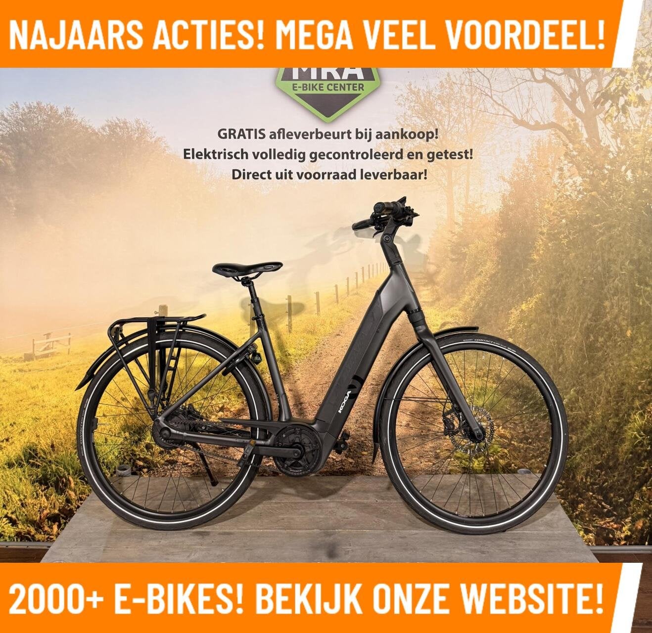 Koga Evia Elektrische fiets met BOSCH midden motor ebike!, 51 tot 55 cm, Zo goed als nieuw, 50 km per accu of meer, Overige merken