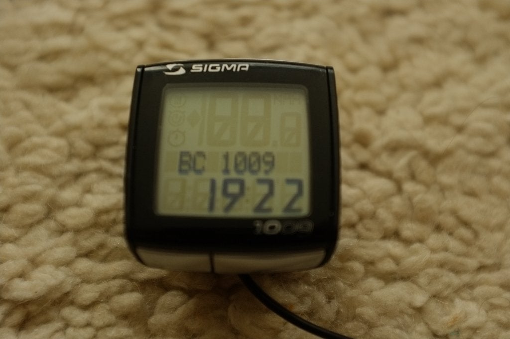 Sigma fietscomputer  BC 1009 ~ Rotterdam, Ophalen of Verzenden, Snelheidssensor, Gebruikt