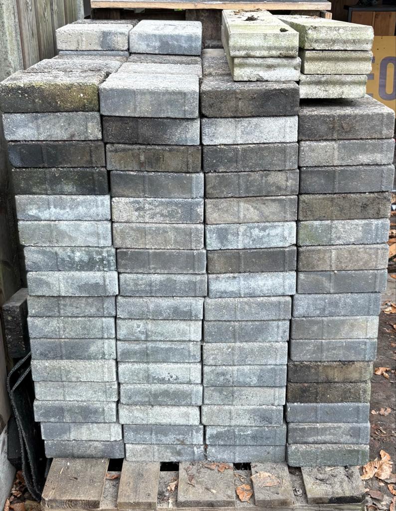 Tegels 20x20 cm, Ophalen, Gebruikt, 10 m² of meer, Beton