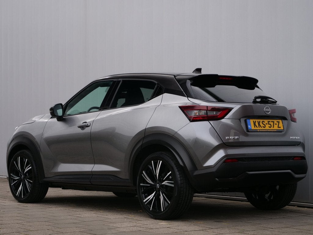 Nissan Juke 1.0 Design 115 Pk Automaat Navi / DAB / Apple Ca, Auto's, Nissan, Bedrijf, 3 cilinders, SUV of Terreinwagen, 999 cc