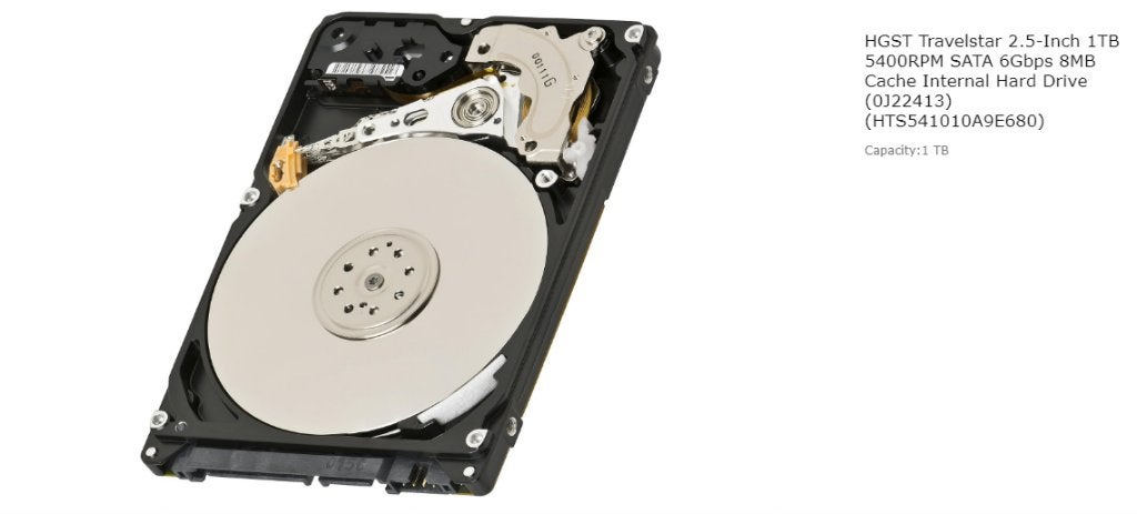HGST Hitachi Travelstar 2,5-inch 1TB 5400RPM SATA 6Gbps 8MB, Ophalen, Intern, 1tb (1000 GB), Nieuw